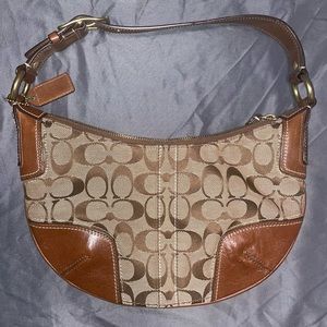 Coach Brown Leather Satchel Tote